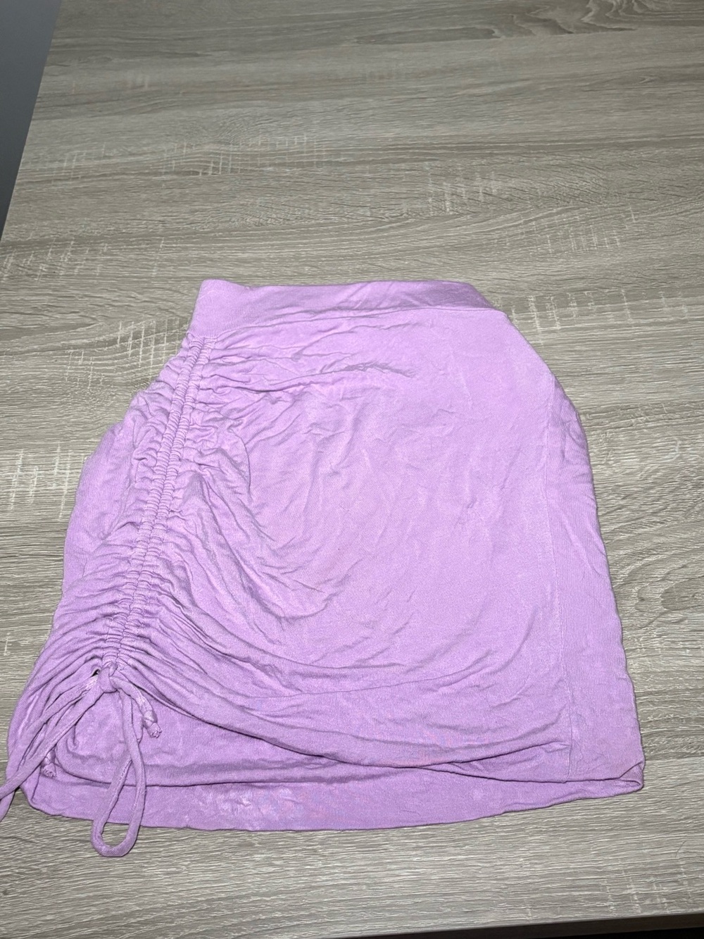 Women’s Lavender Ruched Swim Cover Skirt